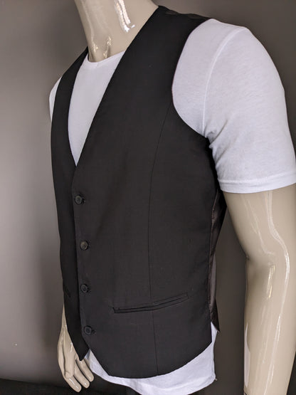 Cedar Wood State gilet. Zwart gekleurd. Maat L. Slim Fit. #339.
