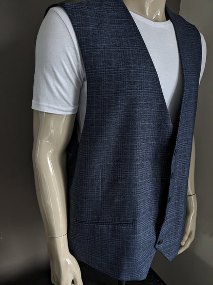 Joe Browns Weste. Blau schwarz grau kariert. Größe 3XL / 4XL