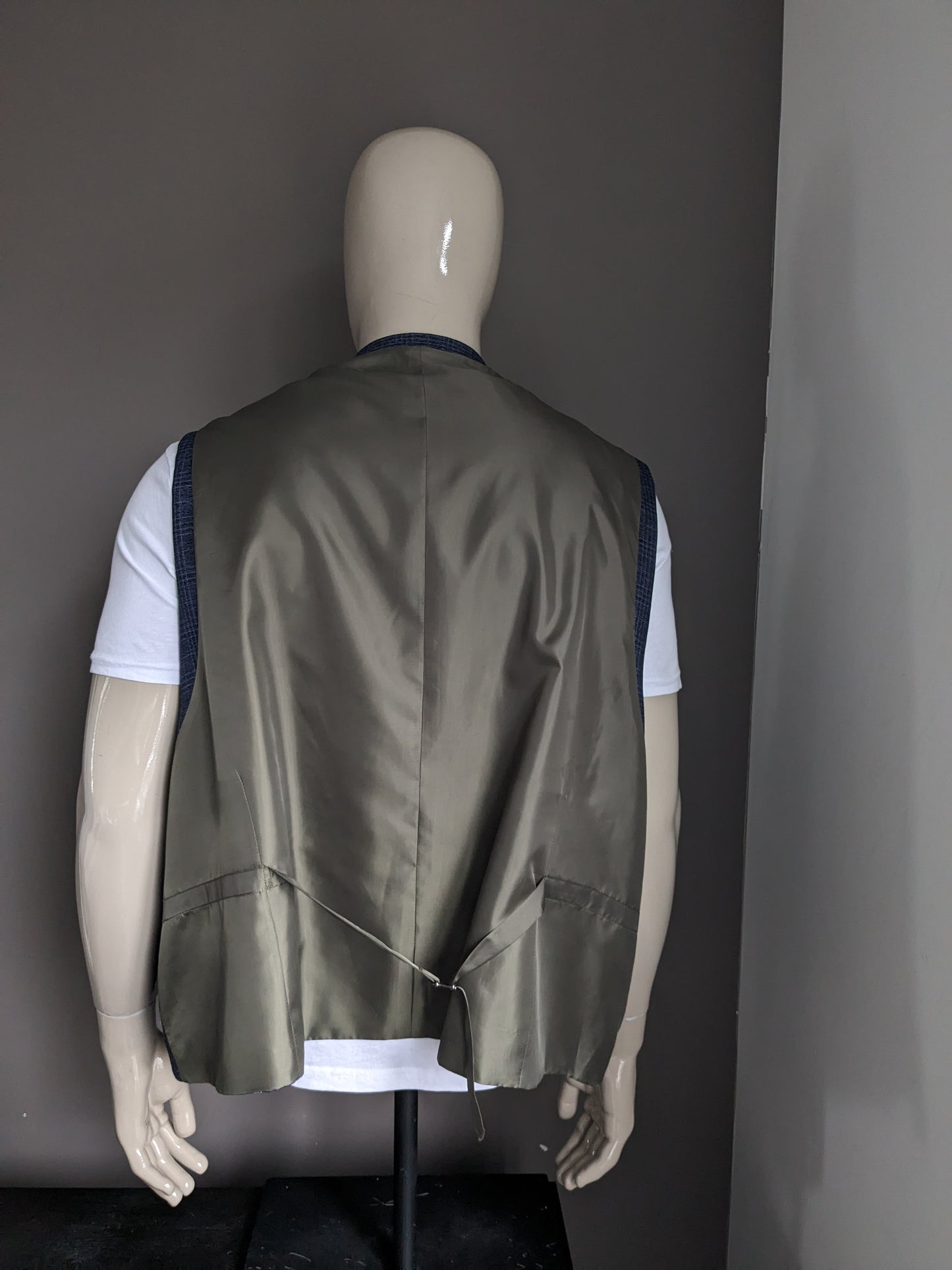 Joe Browns Weste. Blau schwarz grau kariert. Größe 3XL / 4XL