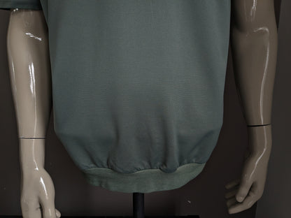 Vintage Canda Polo mit Gummiband. Grün. Größe XL.