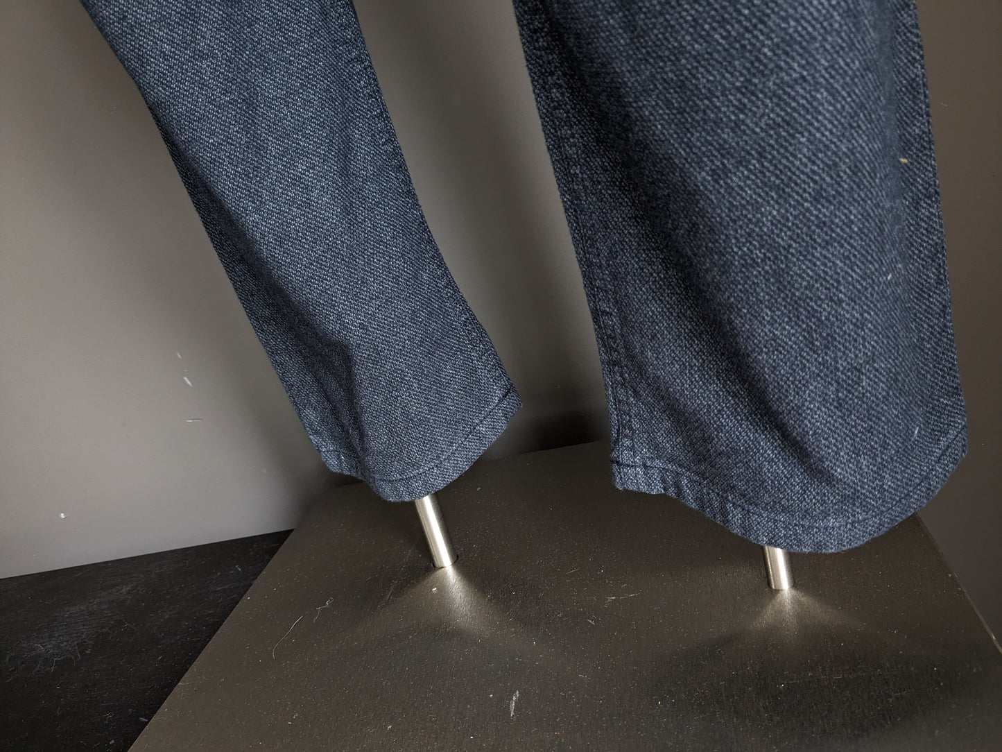Gardeur pants / trousers. Blue gray mixed. Modern fit. Size 34 - L34.