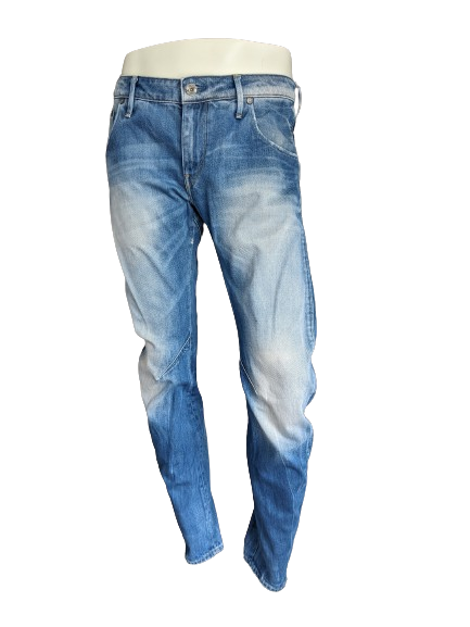 Gstar Raw Jeans. Hellblau gefärbt. Größe W33 - L32.
