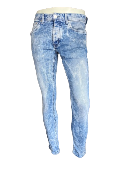 Jean Chasin. Bleu tacheté. Taille W32 - L32. Ego intelligent. Extensible.