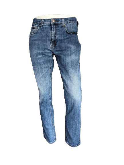 New Star Jeans. Colorato blu. Taglia W34 - L32. stirata.