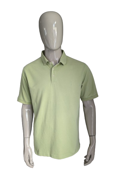 Vintage Harold Polo. Hellgrün gefärbt. Größe XL.