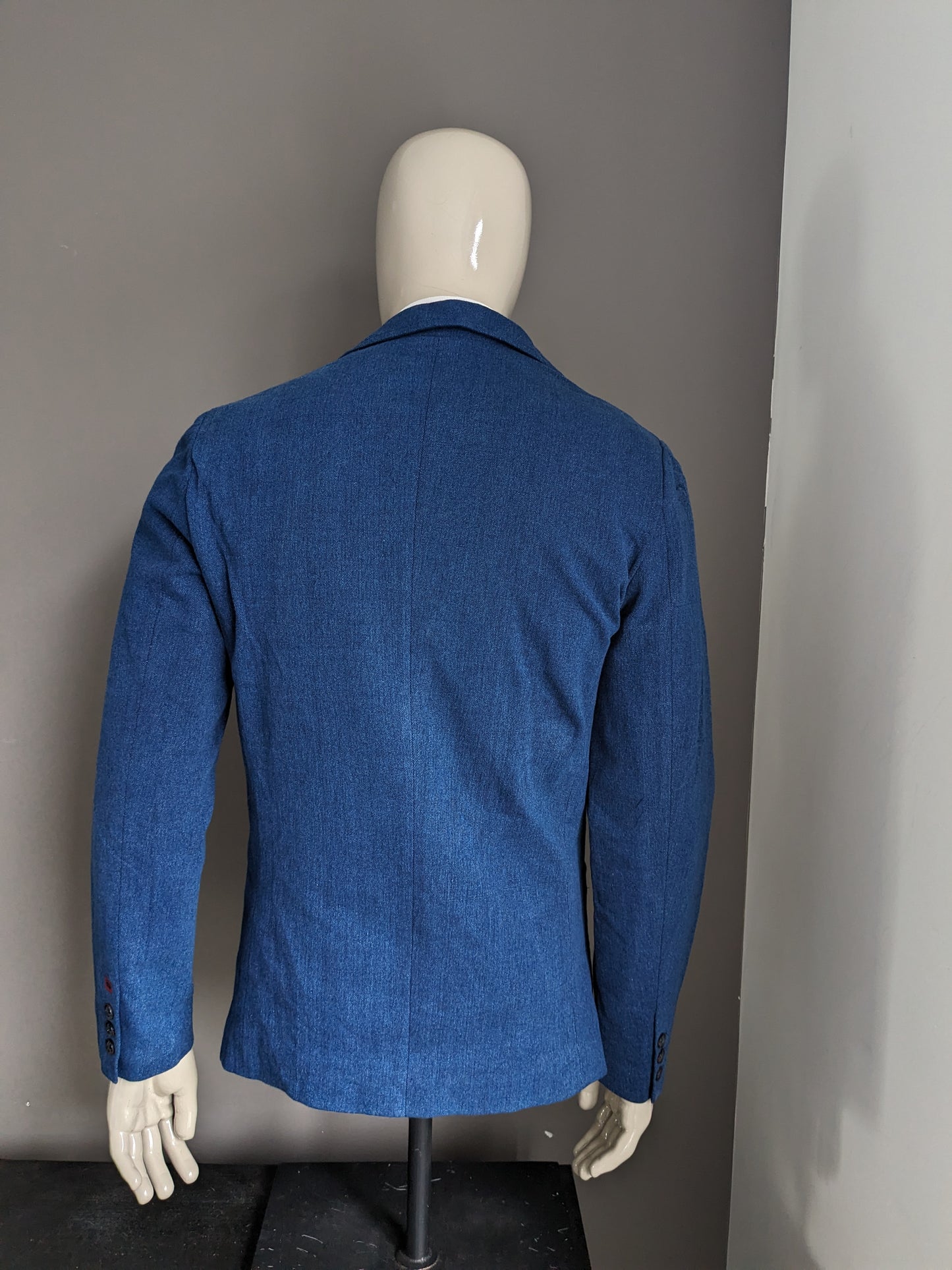 Refill Casual Colbert. Blue mixed jeans look. Size L.