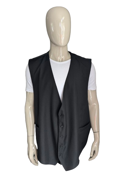 Wollen Travelmaster gilet. Zwart. Maat 7XL.