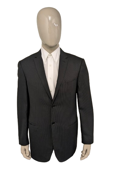 Veste Pal Zileri. Rayé noir gris. Taille 54/L.