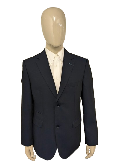 Luigi Cassic Wolljacke. Dunkelblau gefärbt. Größe 56 / XL.