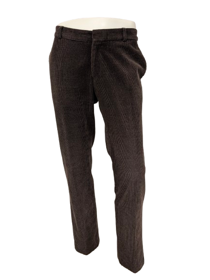 Bartlett & Walker Wollripphose. Dunkelbraun gefärbt. Größe 25 (50/M). Komfort-Stretch. 42 % Wolle.