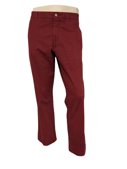 MANN. Wollhose / Hose mit Umschlag. Dunkelgrau gemischt. Größe 26 (52/L). 60 % Wolle.