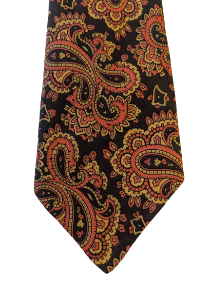 Vintage Sabina-Krawatte. Weiches Polyester.