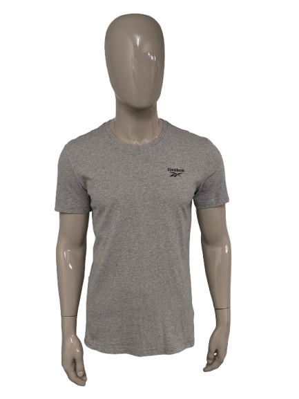 Chemise Reebok. Gris mélangé. Taille M.
