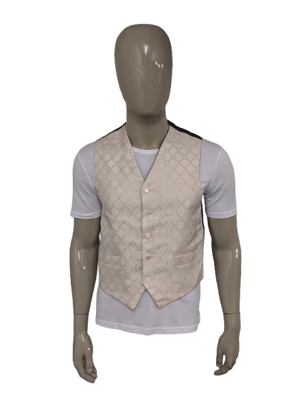 FH gilet. Roze motief. Maat M.