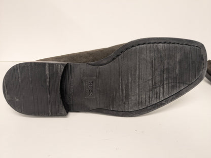 Botas de tobillo de cuero Hugo Boss. Color gris oscuro. Tamaño 42.