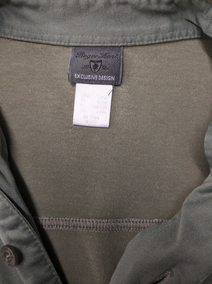 Roger Kent vintage polo met elastische band. Groen gekleurd. Maat L.