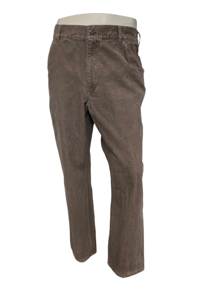 Uniqlo Ribbroek. Hellbraun gefärbt. Größe W35 - L30.