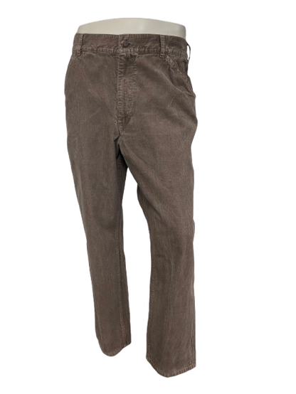 Uniqlo Ribbroek. Hellbraun gefärbt. Größe W35 - L30.