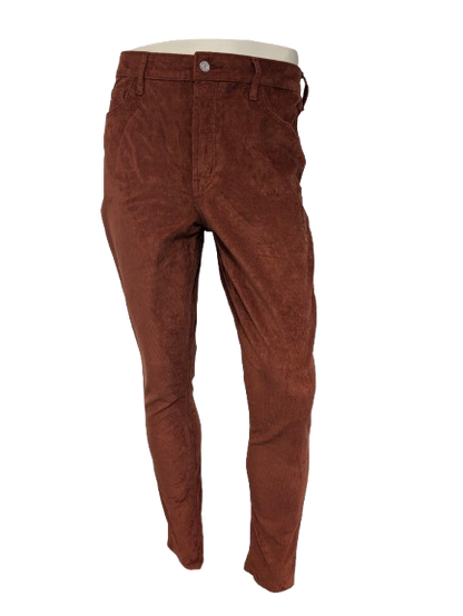 Old Navy Tall Ribbroek. Orange colored. Rockstar Super Skinny. Size W30 - L32. stretch.