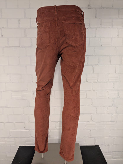 Old Navy Tall Ribbroek. Orange colored. Rockstar Super Skinny. Size W30 - L32. stretch.