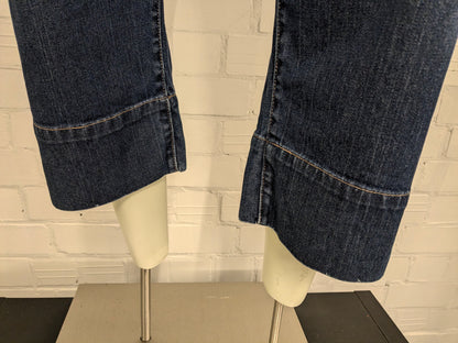 Levi's 515 capri - 3/4e jeans. Blauw gekleurd. Maat W33.