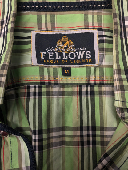 Shirt Shirt Shirt Shory. Rosso bianco e nero a controllo. Taglia M.