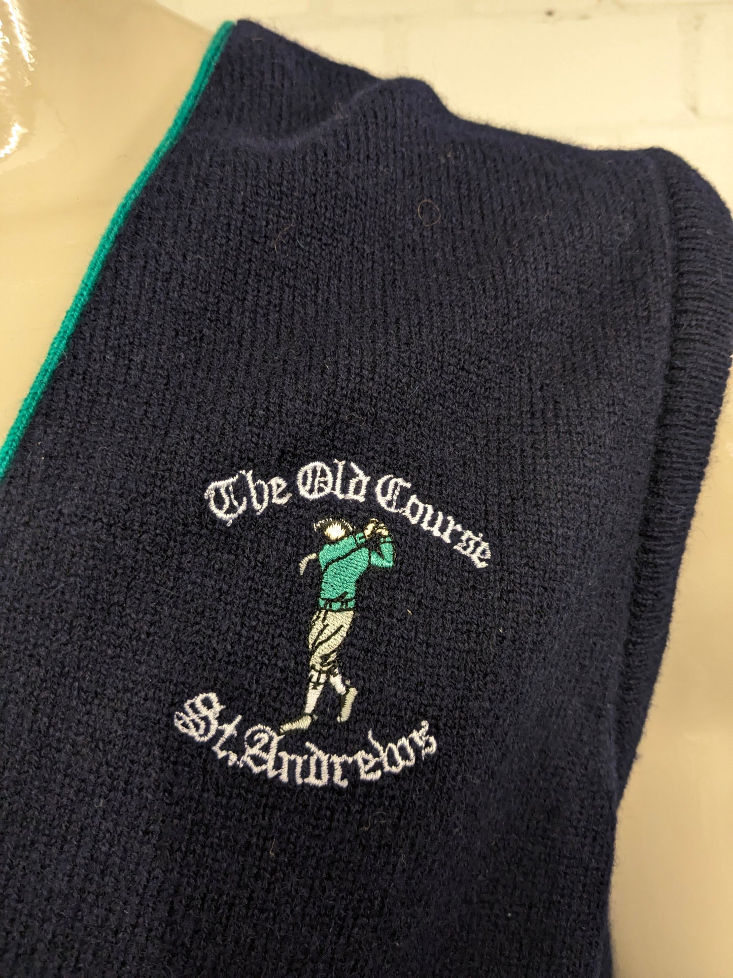 CLAN Vintage Royal Woolen Wiistcoat / Spencer. Colorato verde blu scuro. Taglia L.