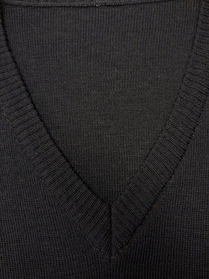 Wollen spencer met V-Hals. Donker Blauw gekleurd. Maat XL.