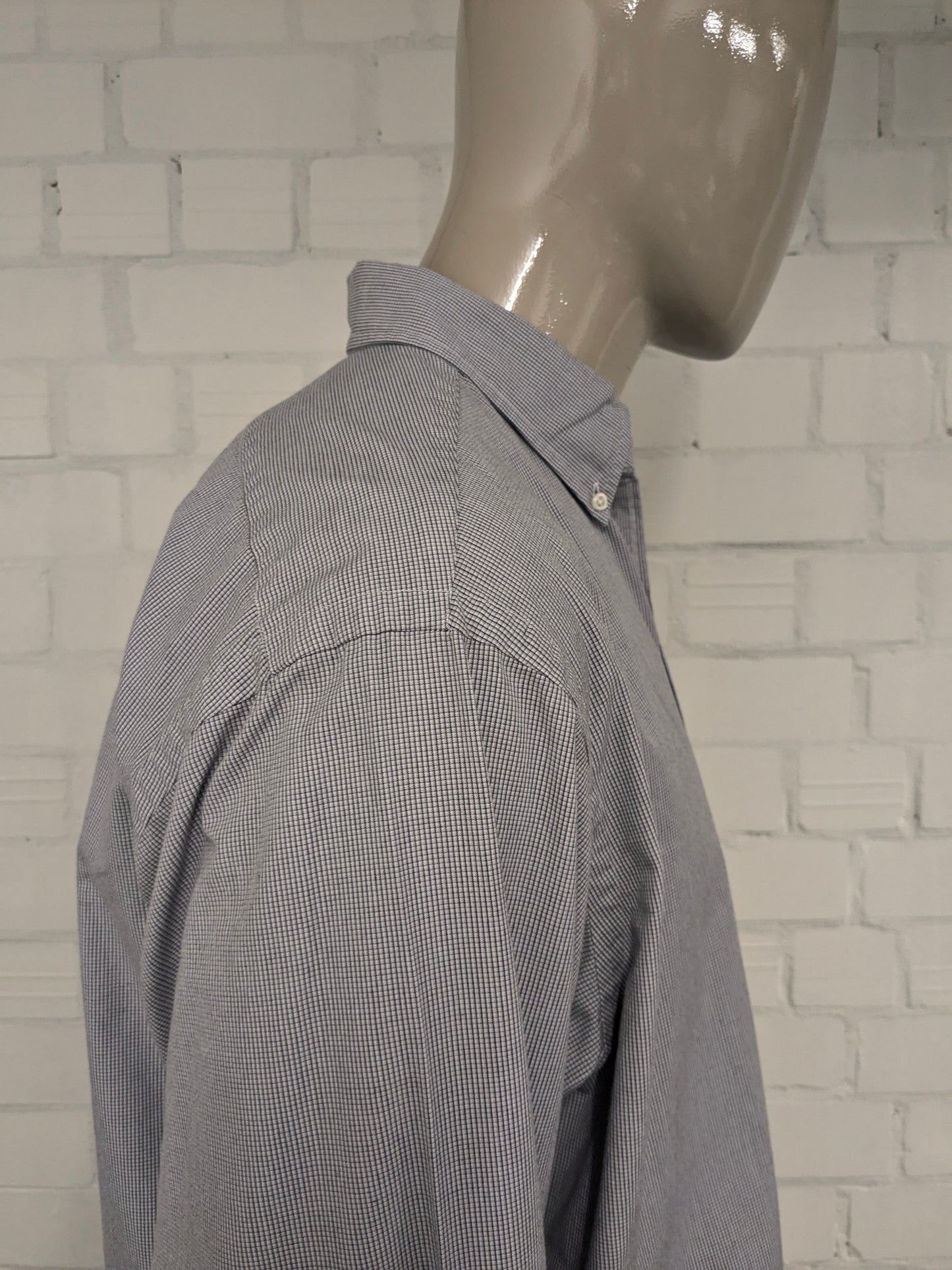 Chemise Ralph Lauren. Motif beige bleu. Type Yarmouth. Taille 2xl / 3xl.