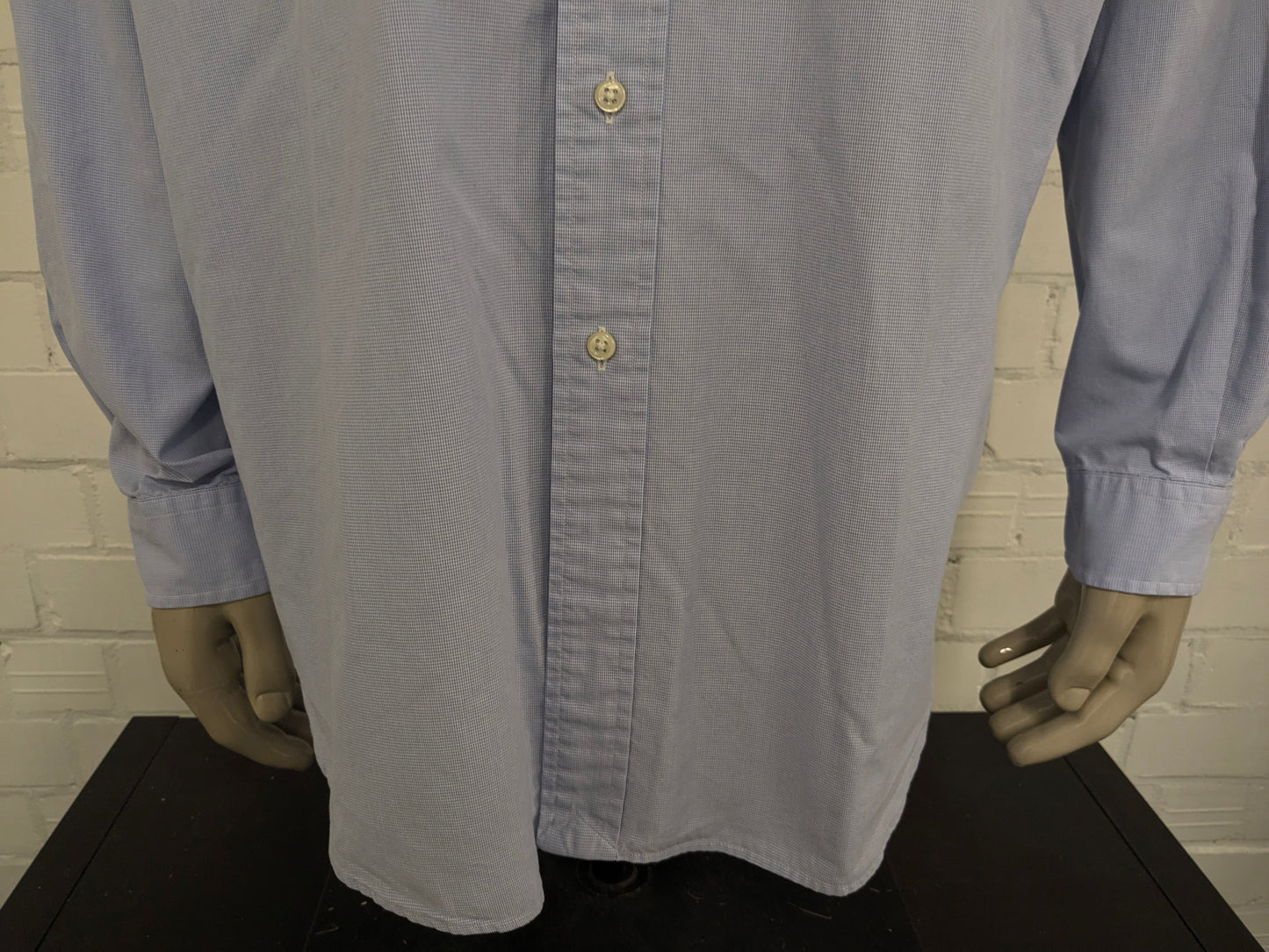 Polo Ralph Lauren Camisa. Motivo blanco azul. Tipo de Blake. Tamaño 2xl / 3xl.