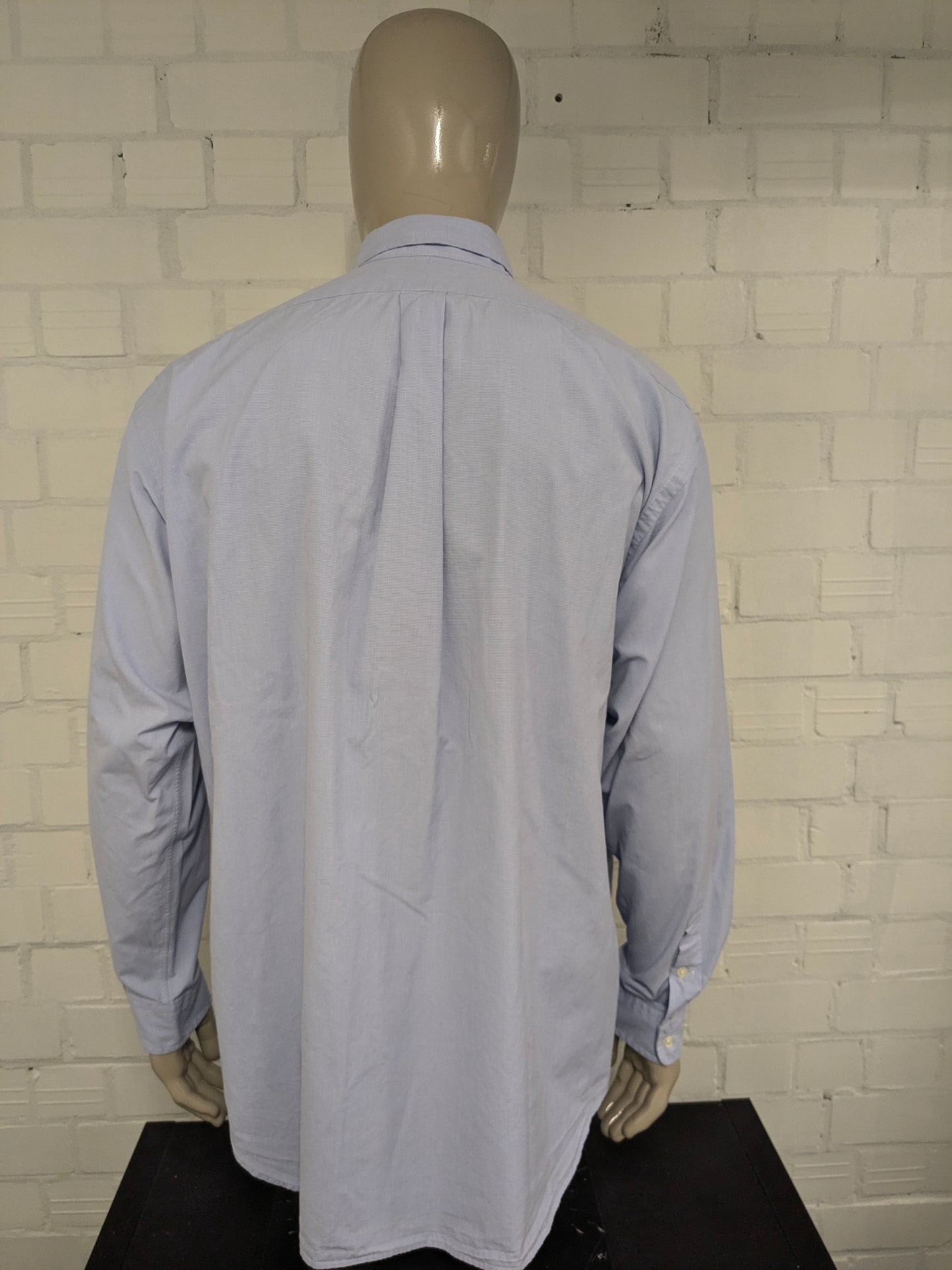 Polo Ralph Lauren Camisa. Motivo blanco azul. Tipo de Blake. Tamaño 2xl / 3xl.