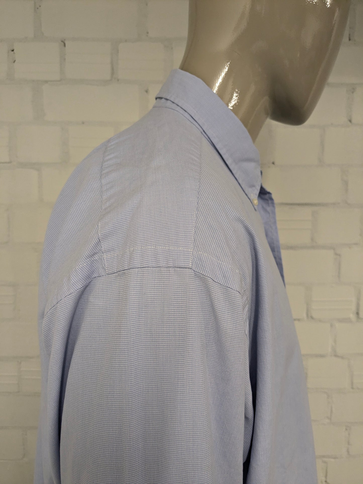 Polo Ralph Lauren Camisa. Motivo blanco azul. Tipo de Blake. Tamaño 2xl / 3xl.