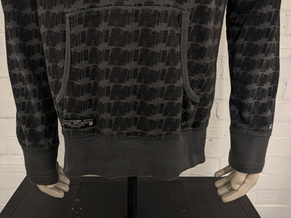 Chasin 'Hoodie. Stampa grigia nera. Taglia XL.