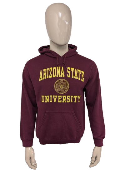 Arizona State University Sweatage. Bordeaux jaune de couleur. Taille M.