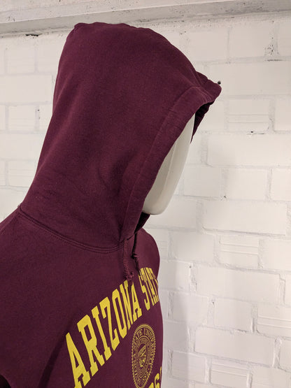 Arizona State University Sweatage. Bordeaux jaune de couleur. Taille M.