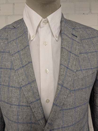 ROY ROY ROBSON LIGNE / VAGKET DE LOODE. Bleu gris vérifié. Taille 26 (52 / L).