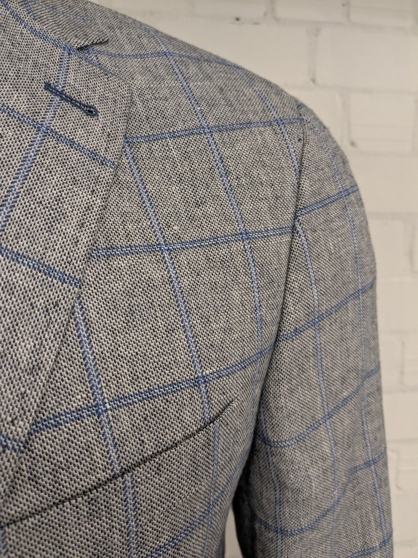 ROY ROY ROBSON LIGNE / VAGKET DE LOODE. Bleu gris vérifié. Taille 26 (52 / L).