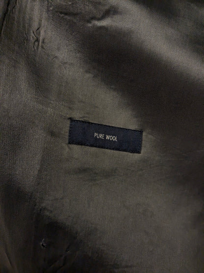 Veste en laine Eduard Dressler. Gris rouge vérifié. Taille 27. (54 / L).