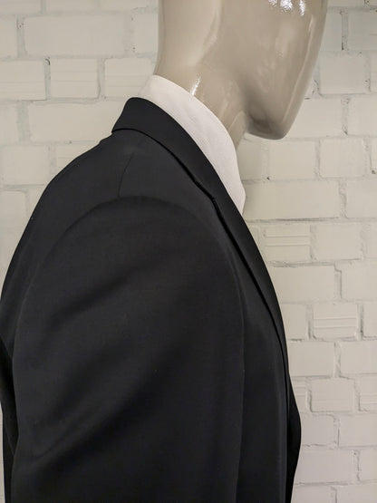 Eduard Dressler Vintage Colbert. Dark blue with gold -colored knots. Size 26 (52 / L).