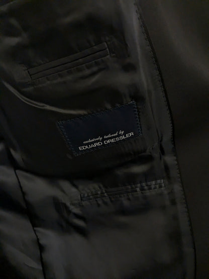 Eduard Dressler Vintage Colbert. Dark blue with gold -colored knots. Size 26 (52 / L).