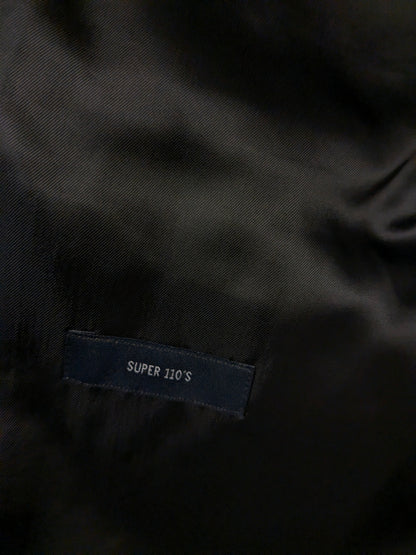 Eduard Dressler Vintage Colbert. Dark blue with gold -colored knots. Size 26 (52 / L).