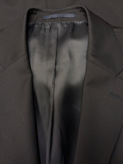 Eduard Dressler Vintage Colbert. Dark blue with gold -colored knots. Size 26 (52 / L).