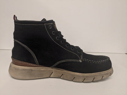 Tommy Hilfiger leather lace -up shoes / boots. Black colored. Size 45.