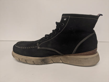Tommy Hilfiger leather lace -up shoes / boots. Black colored. Size 45.