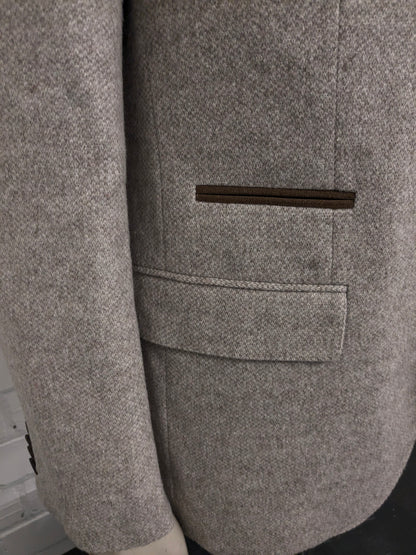 Veste en laine Tommy Hilfiger. Mixte beige. Taille 26 (52 / L) ajusté.