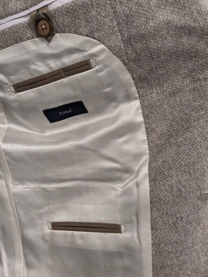 Veste en laine Tommy Hilfiger. Mixte beige. Taille 26 (52 / L) ajusté.