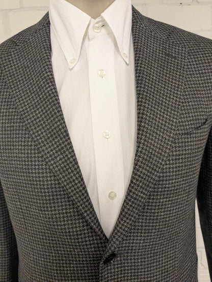 Canali vuole la giacca. Motivo grigio marrone. Dimensione 52 / L.