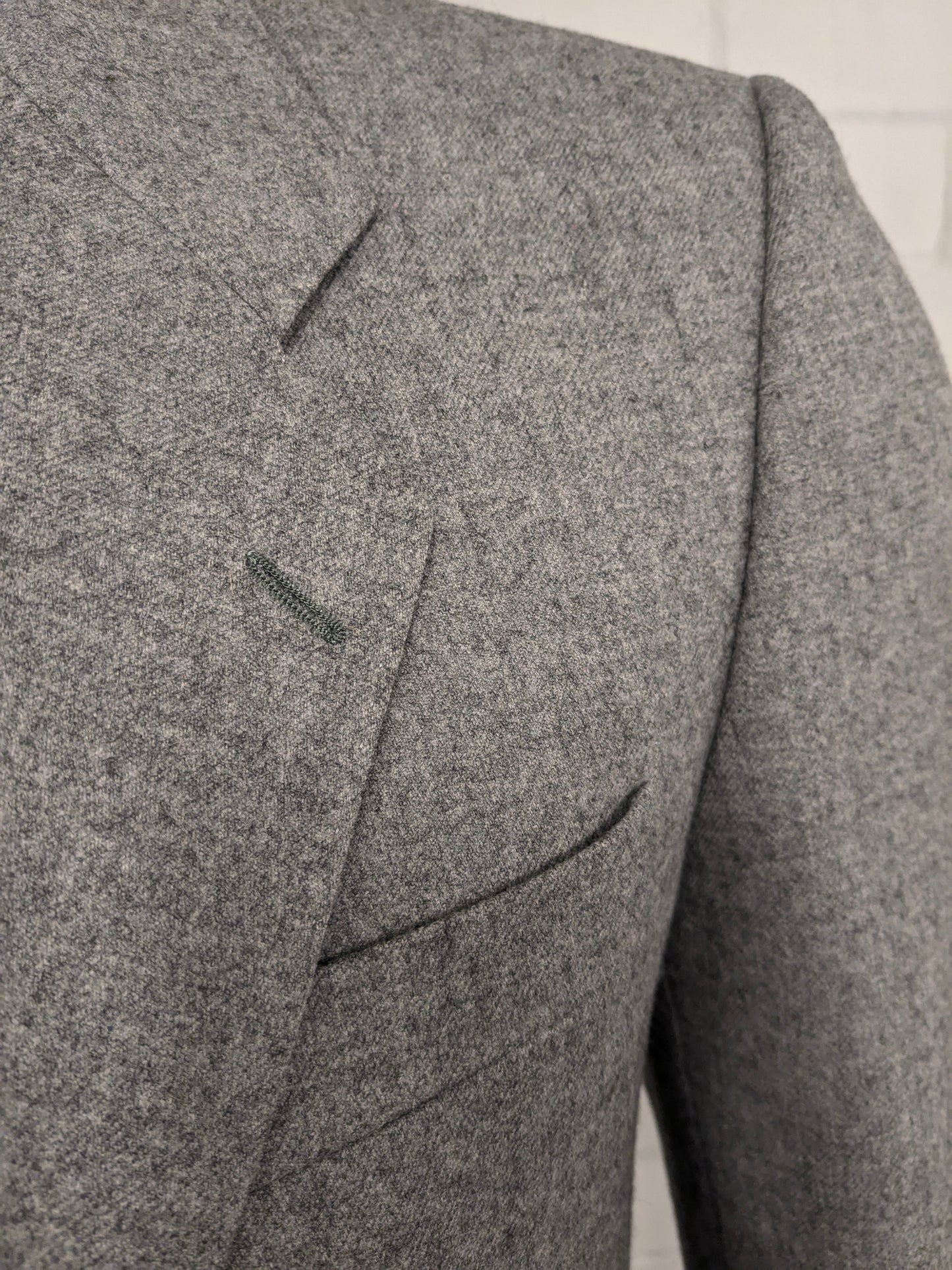 Costume di lana di Van Gils.  Taglia miscelata grigio chiaro 50 / M.