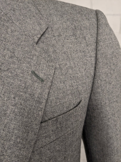 Costume di lana di Van Gils.  Taglia miscelata grigio chiaro 50 / M.