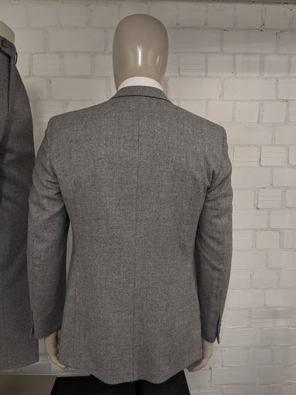 Costume di lana di Van Gils.  Taglia miscelata grigio chiaro 50 / M.